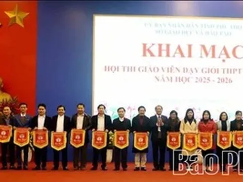 Phú Thọ khai mạc Hội thi giáo viên dạy giỏi THPT cấp tỉnh Cụm số 2
