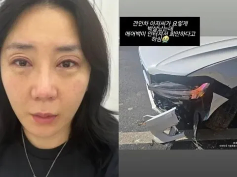 Nữ danh hài Hàn Quốc gặp tai nạn giao thông