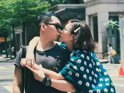 Hương Giang tình tứ bên chồng hơn 11 tuổi