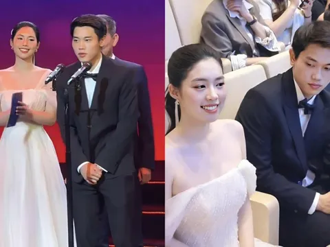 Á hậu Châu Anh chúc mừng U22 Việt Nam, khán giả réo gọi Đình Bắc