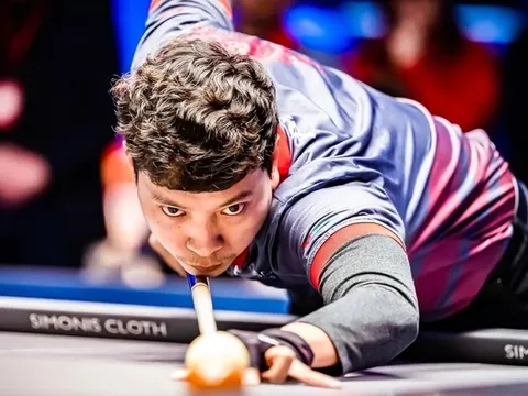 Cơ thủ Dương Quốc Hoàng thắng trận đấu giá trị 5.000 USD