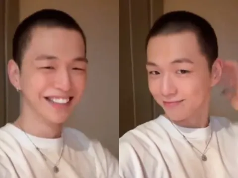 Hình ảnh cạo trọc đầu của Kang Daniel khiến dân tình bất ngờ