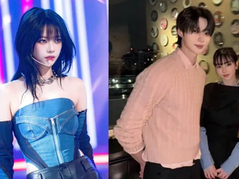 Karina (aespa) chụp ảnh với nam diễn viên Byun Woo Seok, một chi tiết gây bàn tán