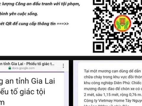 Cách mới để cung cấp thông tin về vụ cướp ngân hàng ở Gia Lai