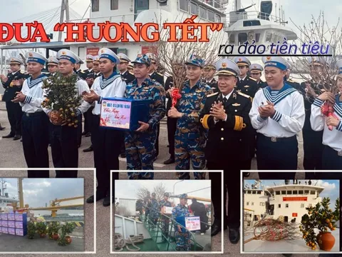 Đưa 'hương Tết' ra đảo tiền tiêu