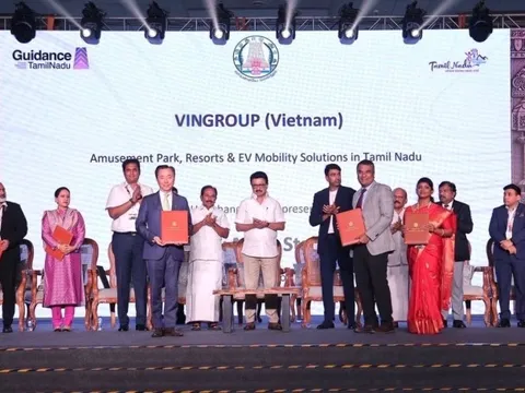 Vingroup ký kết MOU với bang Tamil Nadu, củng cố hệ sinh thái đa ngành tại đất nước tỷ dân