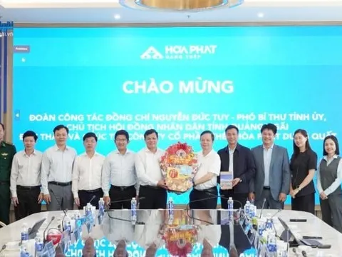 Thép Hòa Phát Dung Quất đã đầu tư trên 7 tỷ USD tại tỉnh Quảng Ngãi, nộp ngân sách lũy kế hơn 40.000 tỷ đồng