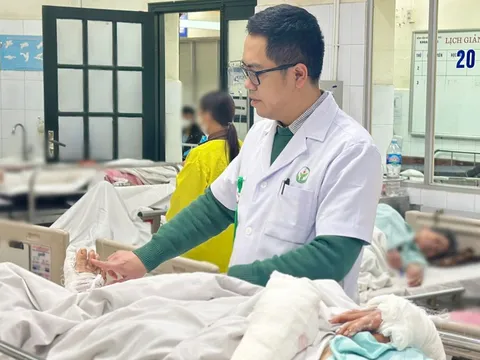 Cụ bà 75 tuổi bị chó tấn công dập nát hai tay, gãy hở xương 0