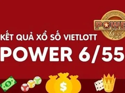 Kết quả xổ số Vietlott 5/2 - Xổ số Vietlott Power 6/55 thứ Năm