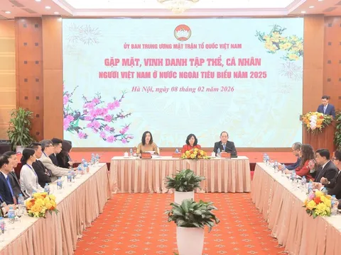 Ủy ban Trung ương MTTQ Việt Nam gặp mặt, vinh danh kiều bào tiêu biểu năm 2025