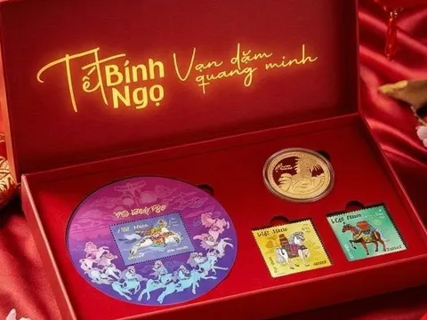 Phát hành bộ tem ‘Tết Bính Ngọ’ và xu ‘Nhật Mã Phi Vân’ chào Xuân 2026