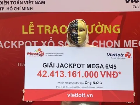 Lại vừa có người trúng Vietlott hơn 42 tỷ đồng tại TP.HCM