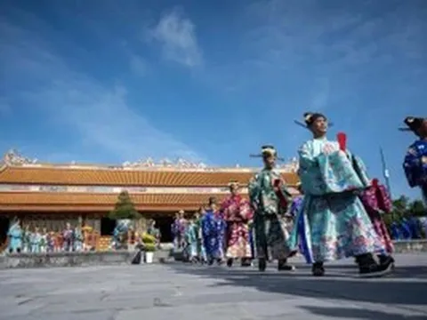 Tái hiện lễ Thiết triều Tết Nguyên đán cung đình xưa tại TP Huế