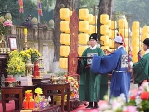 Tái hiện nghi lễ Tết cổ truyền: Đánh thức mạch nguồn văn hiến Thăng Long