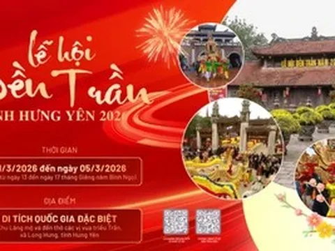 Lễ hội đền Trần năm 2026 sẽ diễn ra trong 5 ngày