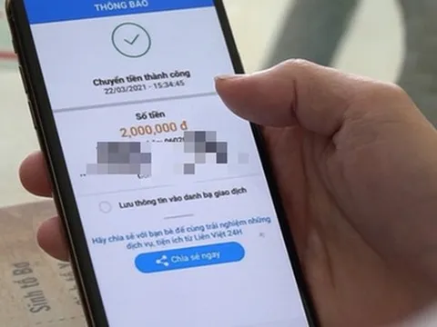 Ngày Tết, chuyển nhầm hơn 1 tỷ đồng vào tài khoản lạ