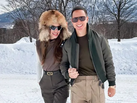 Gia đình Hồ Ngọc Hà và Kim Lý xuất ngoại dịp Tết