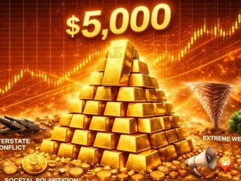 Giá vàng hôm nay 21/2/2026 trong chu kỳ tăng giá mới, nhu cầu trú ẩn an toàn trở lại, vàng đang hướng tới mốc 6.000 USD ngay trong năm nay?