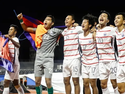 Bóng đá Campuchia đặt mục tiêu dự World Cup