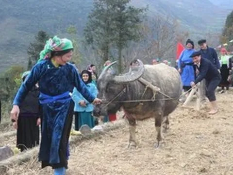 Rộn ràng lễ xuống đồng nơi địa đầu Tổ quốc