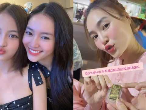 Ninh Dương Lan Ngọc tặng vàng miếng cho người chị em thân thiết