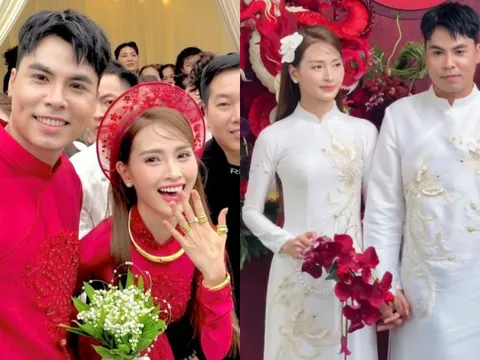 MC Huyền Trang và cầu thủ Đức Huy làm lễ ăn hỏi