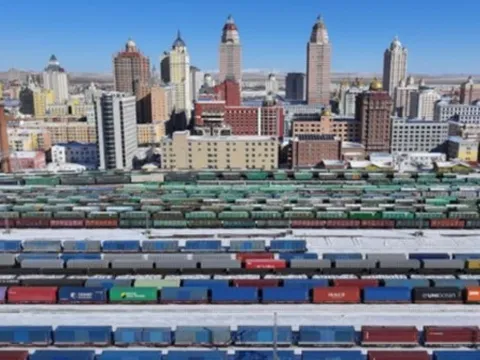 Hành lang vận tải Trung - Âu ghi dấu ấn với hơn 1.000 chuyến hàng đầu năm 2026