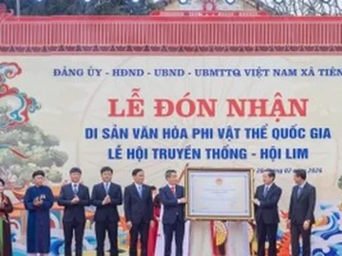 Hội Lim đón nhận danh hiệu Di sản văn hóa phi vật thể Quốc gia
