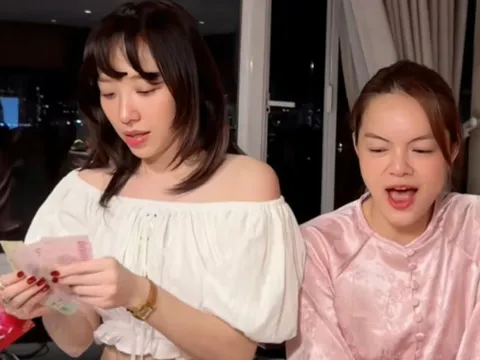 Bất ngờ với số tiền Phạm Quỳnh Anh lì xì cho Tóc Tiên