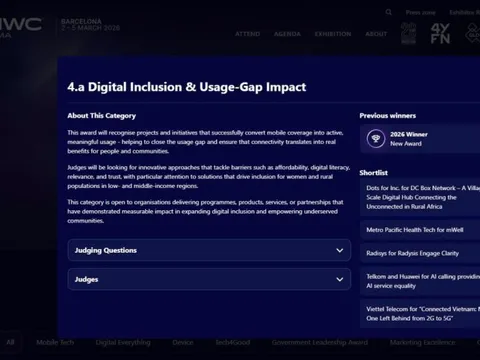 Việt Nam nhận đề cử GLOMO Awards: Hành trình từ 2G đến 5G của Viettel được thế giới ghi nhận