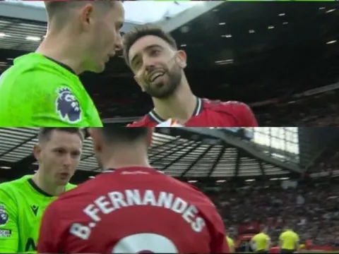 Dean Henderson nói gì với Bruno sau trận?