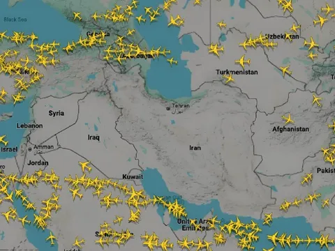 Bộ Xây dựng yêu cầu không tổ chức chuyến bay qua khu vực vùng trời Trung Đông