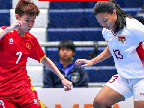 Futsal nữ Việt Nam hạ Indonesia
