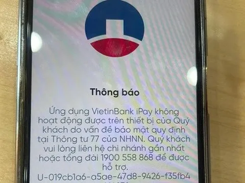 Nhiều người tá hỏa vì bất ngờ bị khóa ứng dụng ngân hàng