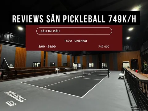 Có gì ở sân Pickleball giá 749k/giờ tại Hà Nội?