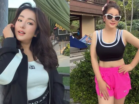 Thúy Nga tự tin diện croptop khoe eo thon ở tuổi 50