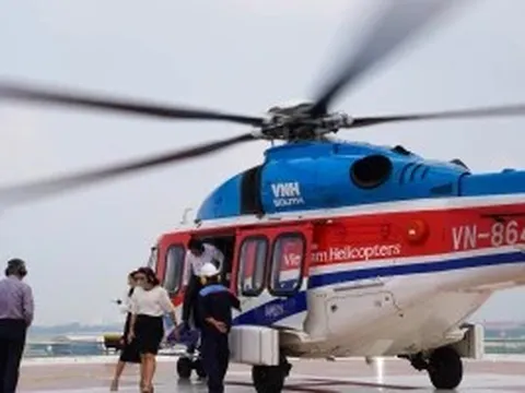 TPHCM khai thác tour trực thăng ngắm thành phố