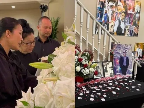 Xót xa hình ảnh bên trong lễ tang của ca sĩ Kasim Hoàng Vũ