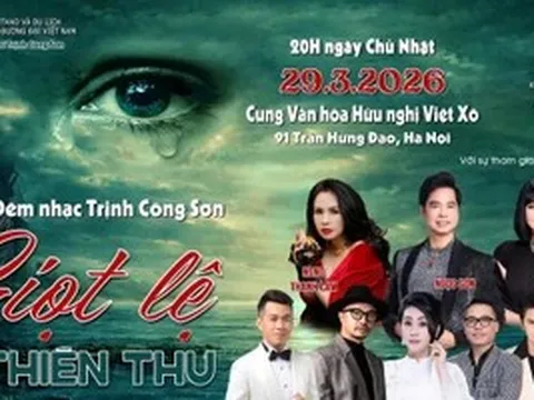 Đêm nhạc ‘Giọt lệ thiên thu’ tưởng nhớ nhạc sĩ Trịnh Công Sơn