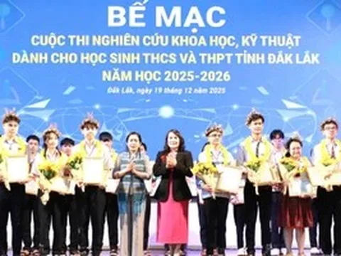 Tổ chức thi nghiên cứu KH-KT cấp quốc gia dành cho học sinh trung học từ 20-22/3