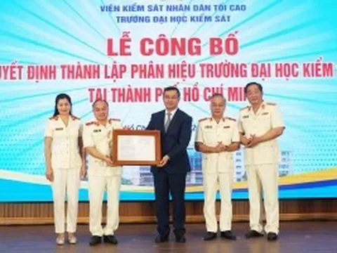 Công bố thành lập Phân hiệu Trường Đại học Kiểm sát tại TPHCM
