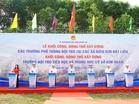 Xây trường nội trú tạo bước chuyển căn bản cho giáo dục vùng khó Quảng Trị