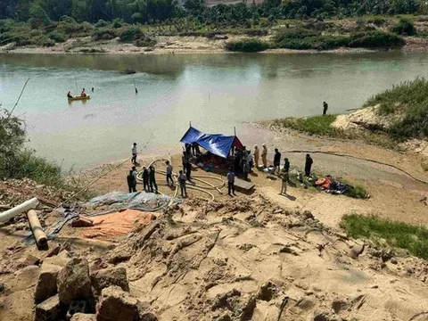 Đại úy công an hy sinh trong khi truy bắt "cát tặc"