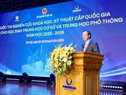 Khai mạc Cuộc thi khoa học kỹ thuật quốc gia 2025-2026 với 242 dự án tham gia