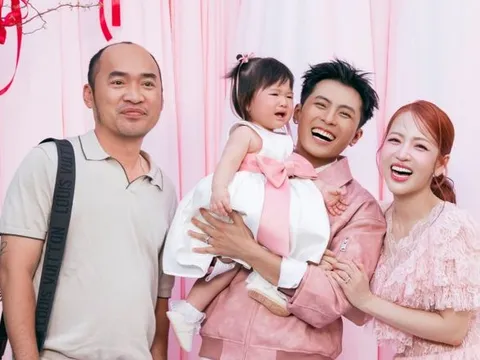 Tiến Luật gặp 'sự cố' hy hữu khi đi thôi nôi con Puka