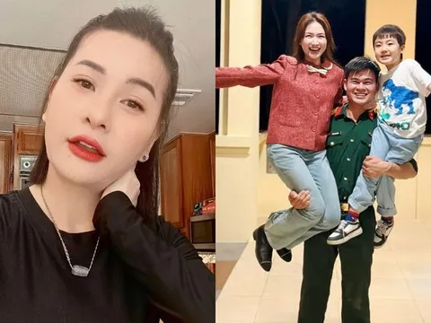 Cát Phượng vui mừng trước khung hình Hòa Minzy bên chồng sắp cưới và con trai