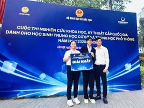 Học sinh Bắc Ninh giành giải Nhất Cuộc thi KHKT quốc gia