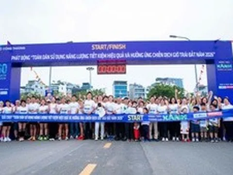 Hơn 2.000 người tham gia giải chạy hưởng ứng tiết kiệm năng lượng và Giờ Trái đất