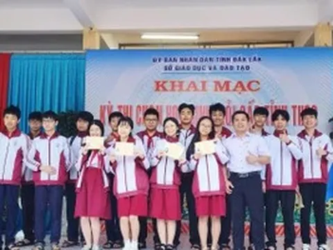 Hơn 2.800 thí sinh dự Kỳ thi chọn học sinh giỏi cấp THCS tỉnh Đắk Lắk