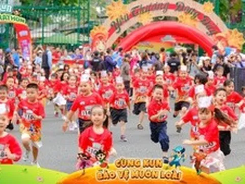 Kun Marathon 2026: Thông điệp "Bảo vệ muôn loài" được hàng nghìn phụ huynh hưởng ứng